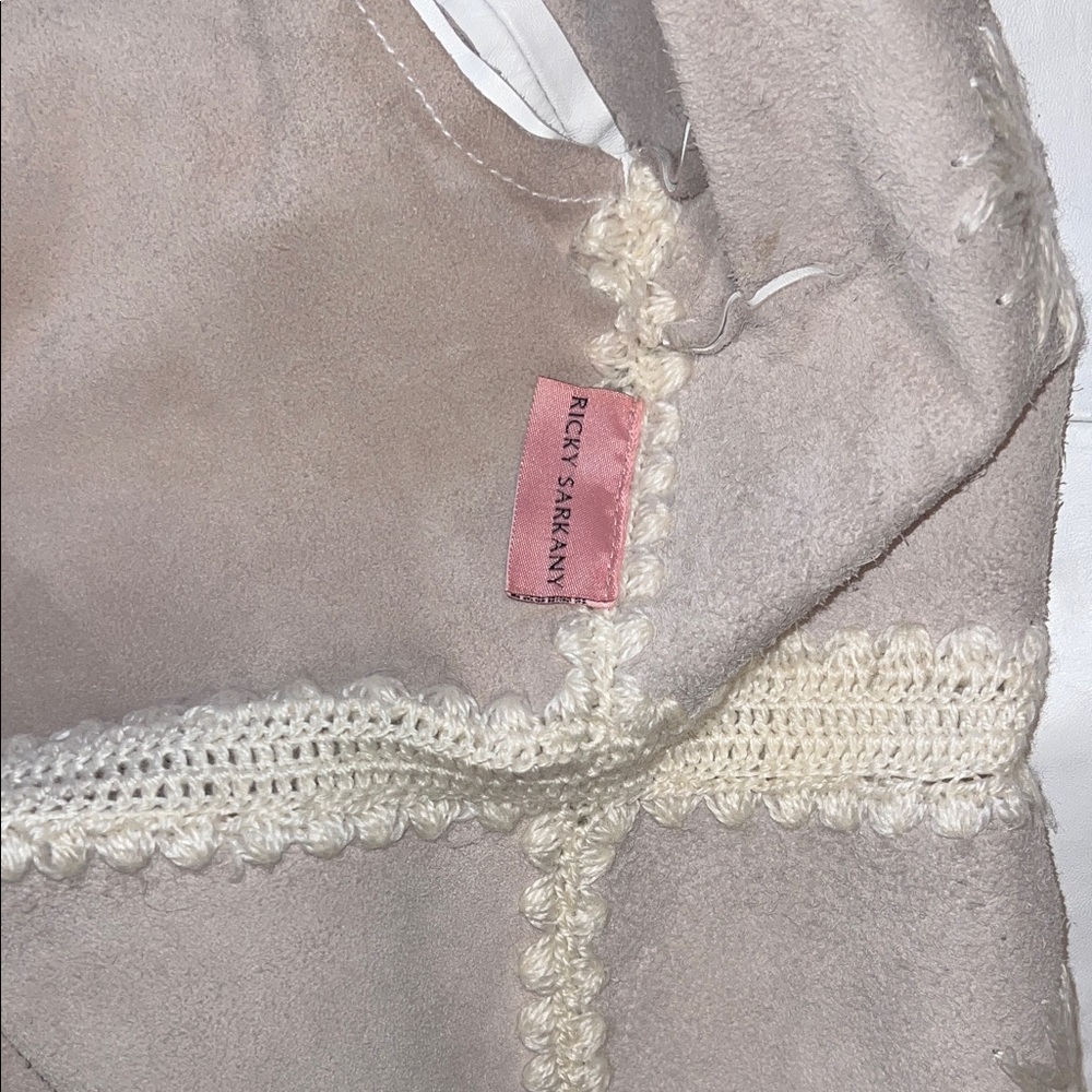 Ricky Sarkany Ivory and Beige Embroidered Jacket - Picture 4 of 4